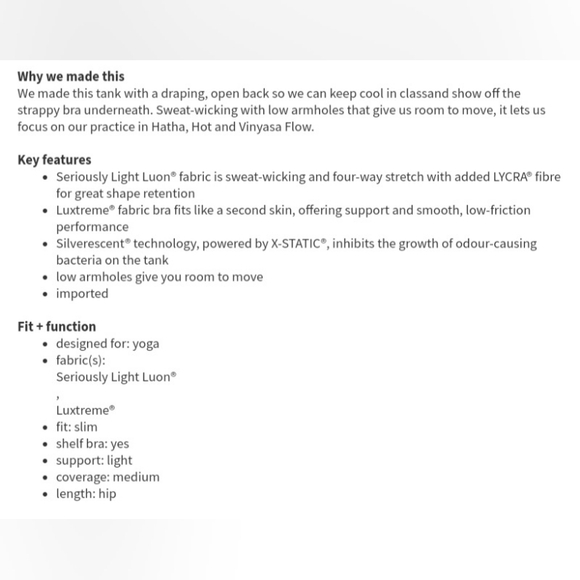 Lululemon Wild Tank - Picture 11 of 11